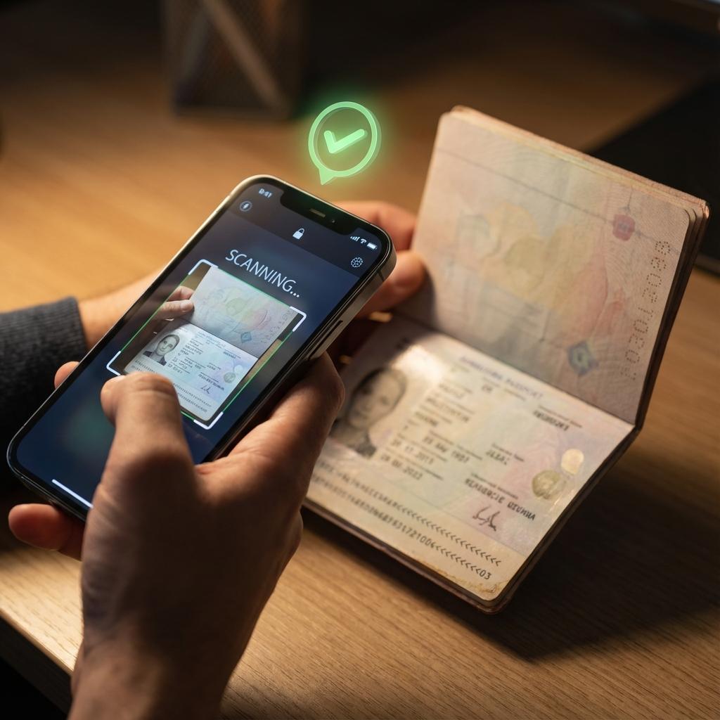 KYC Passport Scan
